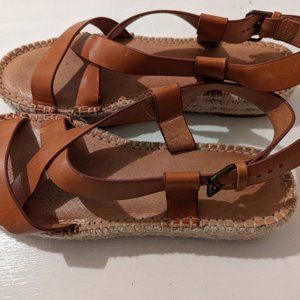 Madewell espadrille sandals, size 9
